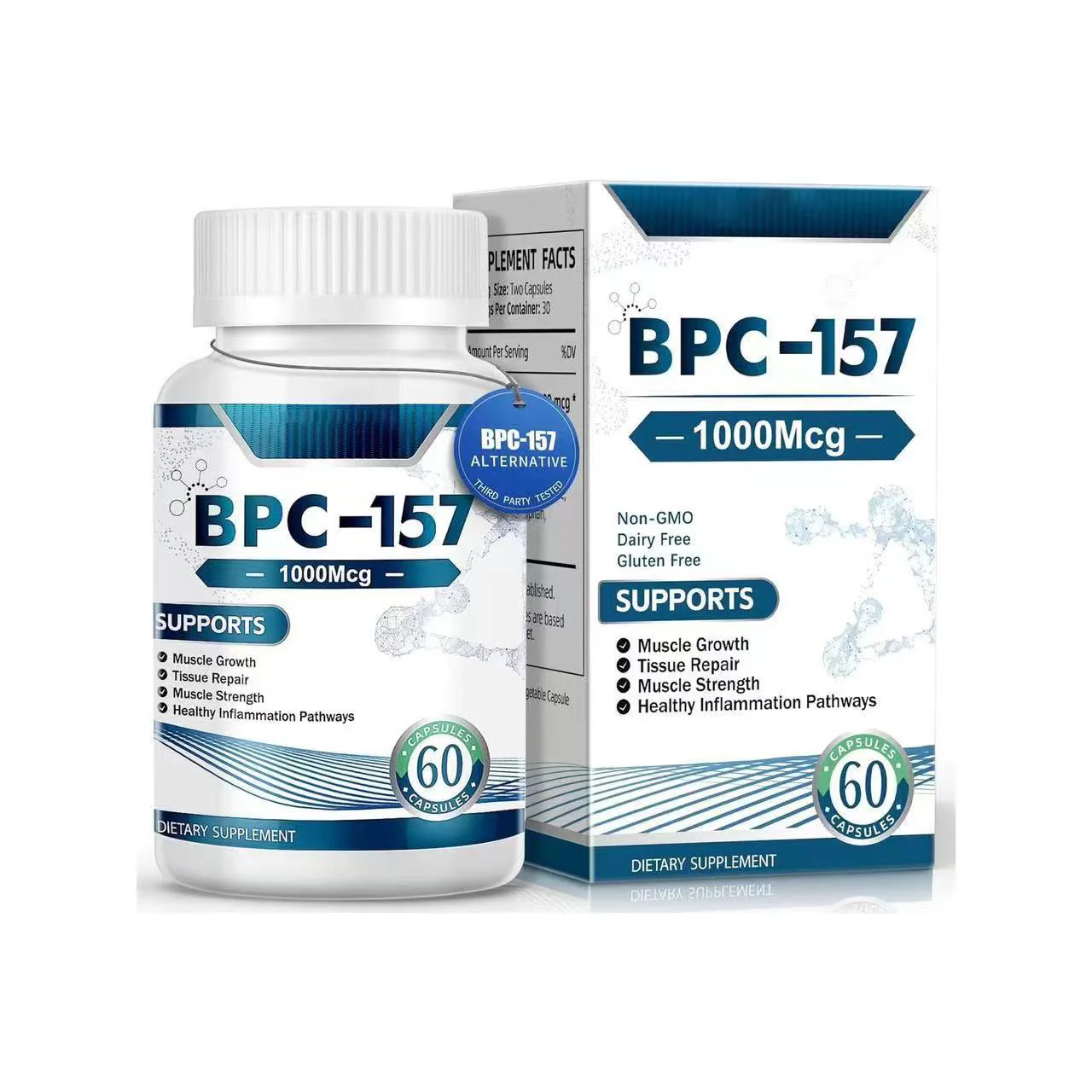 BPC-157 Mcg 1000 supplement for tissue repair and recovery